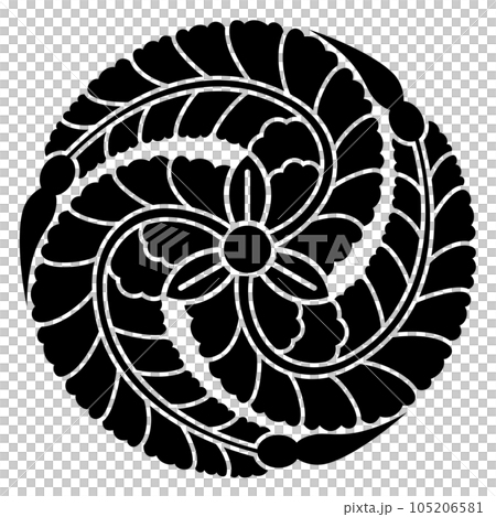 Family crest (three wisteria crest/Nagamasa Kuroda/Kanbei Kuroda) Family crest (three wisteria crest/Nagamasa Kuroda/Kanbei Kuroda) 105206581