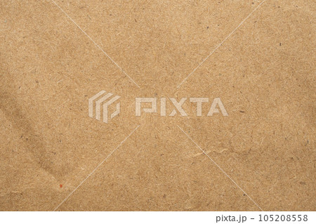 Old brown eco recycled kraft paper texture cardboard background 105208558