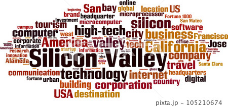Silicon valley word cloud 105210674