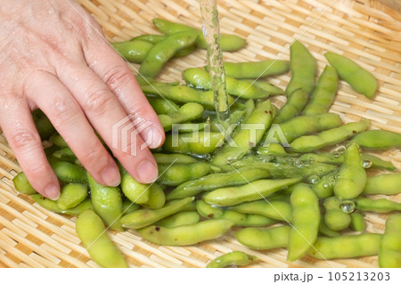 枝豆 茹でこぼす 枝豆 茹でこぼす 105213203