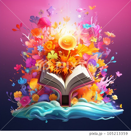 A book about travel and nature. Vivid color pages 105213359