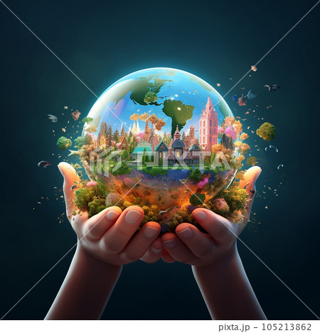 Let's save our world, the earth. Let's save our world, the earth. 105213862