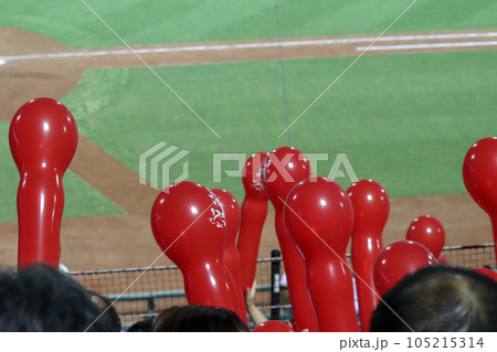 マツダスタジアムの風船飛ばし マツダスタジアムの風船飛ばし 105215314