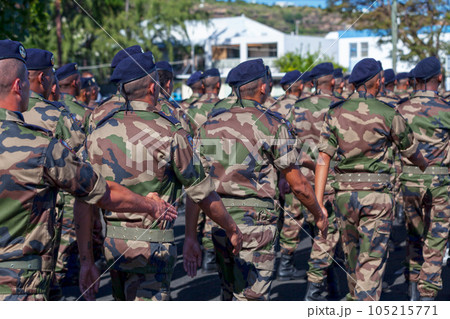 French soldiers marching French soldiers marching 105215771