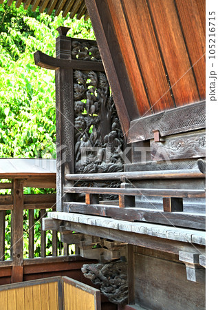 埼玉県皆野町国神　夏空の國神神社 105216715