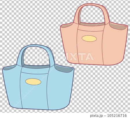 Ladies' bag illustration [handbag, bag, tote, shoulder, cute, fashionable, women] 105216716