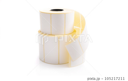 Roll with barcode stickers 105217211