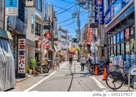 東京都大田区の都市風景　久が原駅 105217917