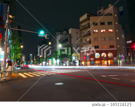 【東京都渋谷区】広尾夕景 - 広尾橋交差点(2023年7月) 【東京都渋谷区】広尾夕景 - 広尾橋交差点(2023年7月) 105218125