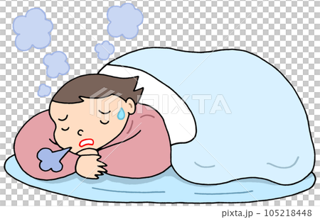 慢性疲労・倦怠感・疲労感のイラスト素材 [105218448] - PIXTA