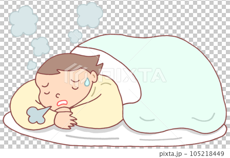 慢性疲労・倦怠感・疲労感のイラスト素材 [105218449] - PIXTA
