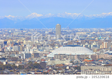 名古屋市、ナゴヤドームとその周辺の風景 105220618