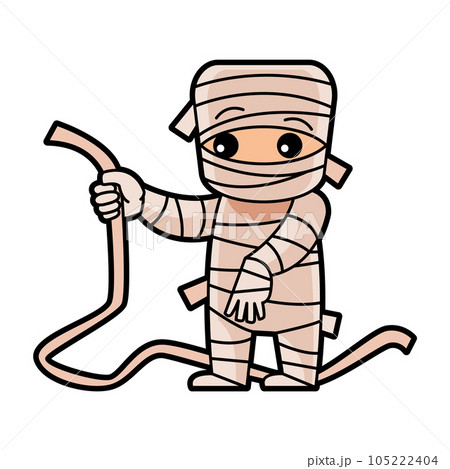 Mummy . Halloween cartoon characters . Vector . Mummy . Halloween cartoon characters . Vector . 105222404