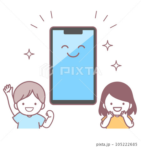 スマホと上手に付き合う子どもたち スマホと上手に付き合う子どもたち 105222685