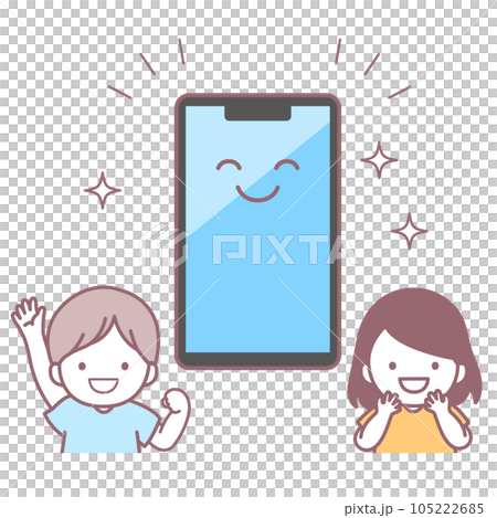 スマホと上手に付き合う子どもたち スマホと上手に付き合う子どもたち 105222685