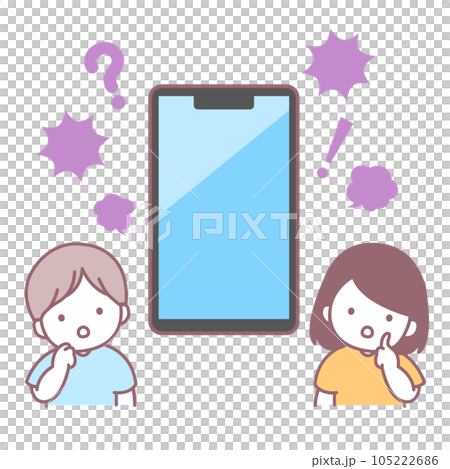 スマホのトラブルについて　子どもの教育 105222686