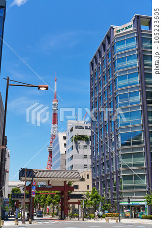 都市風景 東京 芝大門 都市風景 東京 芝大門 105223605