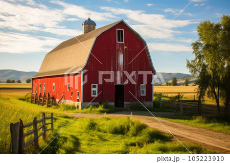 Capturing the Essence of an American Farm. Generative AI Capturing the Essence of an American Farm. Generative AI 105223910