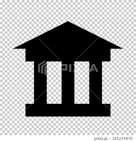 代表金融、銀行業的填充風格圖標 105224970
