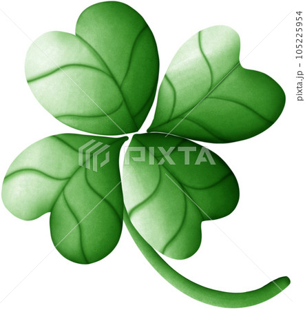 The lucky leaf is the clover. 105225954