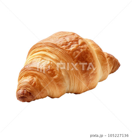 Tasty french croissant isolated 105227136