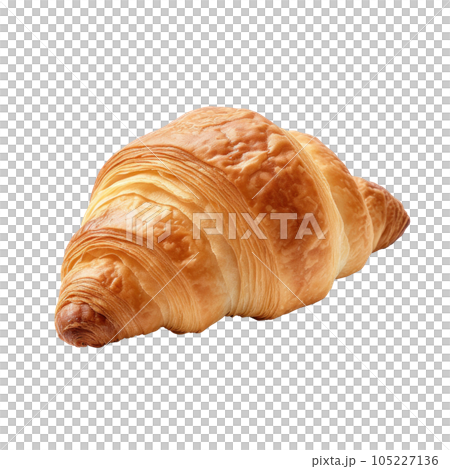 Tasty french croissant isolated 105227136