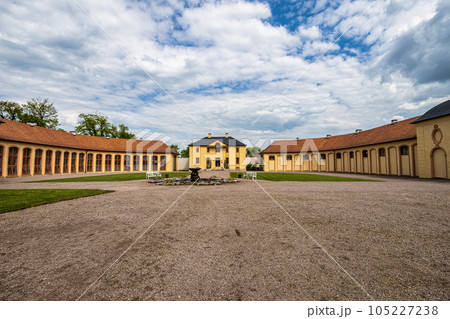 Orangery of Castle Belvedere near Weimar Thuringia Germany. It is a elegant summer residence dating from 18th century. Orangery of Castle Belvedere near Weimar Thuringia Germany. It is a elegant summer residence dating from 18th century. 105227238