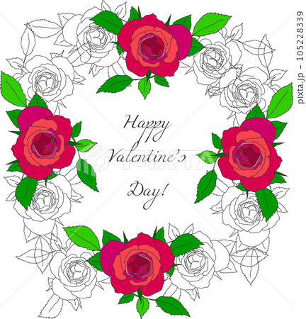 Decorative vector frame 105228339