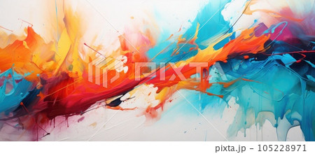 Abstract colorful background. Generative AI 105228971