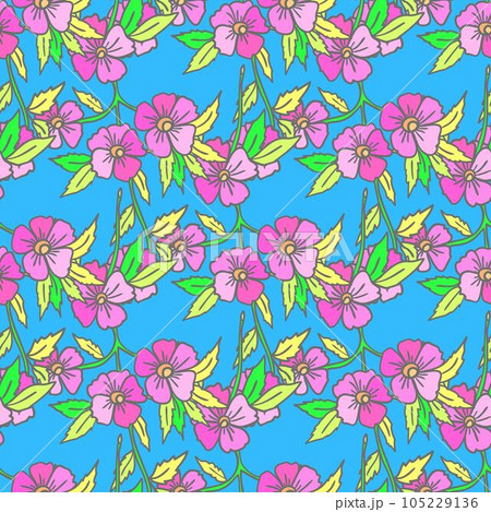 Floral seamless background 105229136