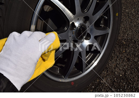 クルマの清掃 点検イメージ クルマの清掃 点検イメージ 105230862
