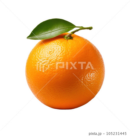 Single mandarine isolated Single mandarine isolated 105231445