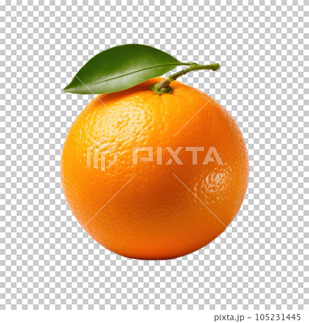 Single mandarine isolated Single mandarine isolated 105231445