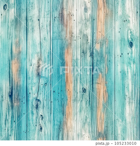 seamless texture old blue wooden boards, wood texture, background and wallpaper, tile made with Generative AI 105233010
