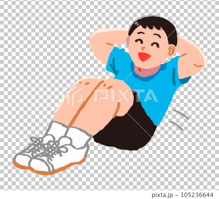 一個能做仰臥起坐運動的男人 105236644