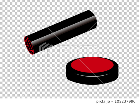 印鑑と朱肉 印鑑と朱肉 105237990