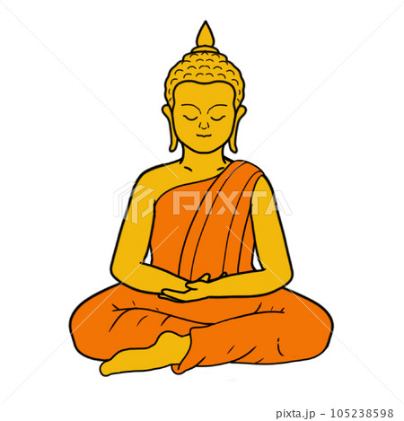 Zeredao43 illustration of a Buddha statue 105238598
