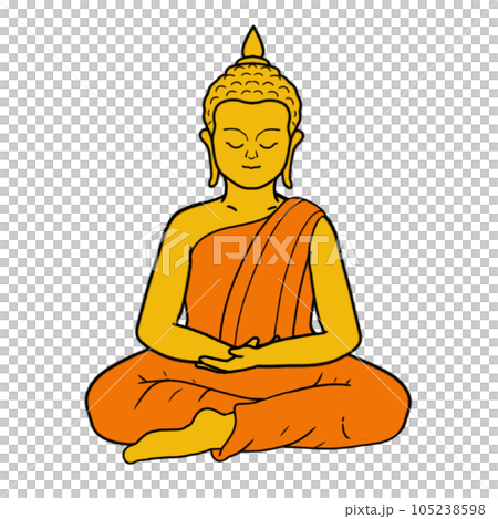 Zeredao43 illustration of a Buddha statue 105238598