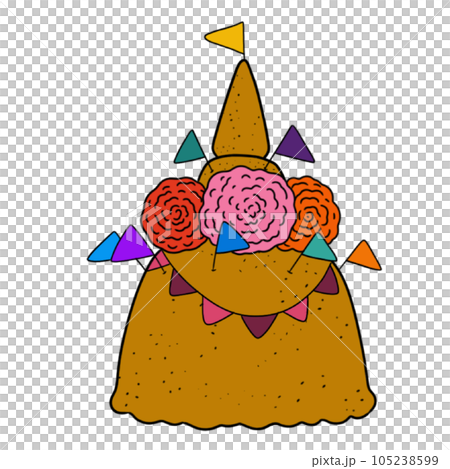 Zeredao43 illustration of a Sand pagoda 105238599