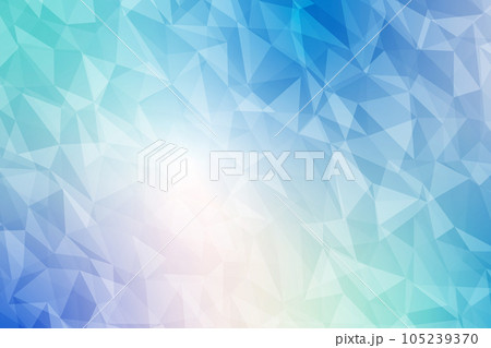 グラデーションが綺麗なポリゴンの背景イラスト 105239370