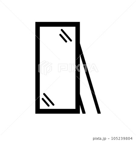 mirror icon vector mirror icon vector 105239804