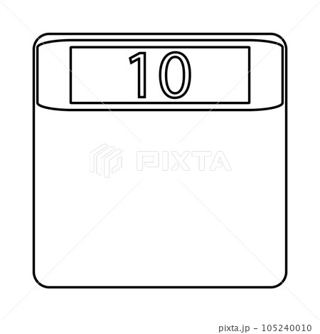weighing icon vector 105240010