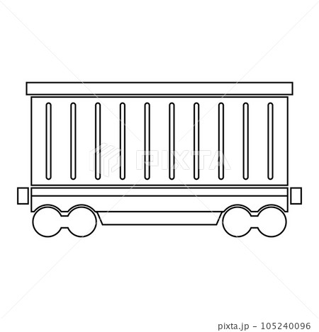 train icon, train carriage vector train icon, train carriage vector 105240096