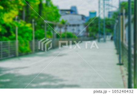 Blurred image of the skywalk 105240432