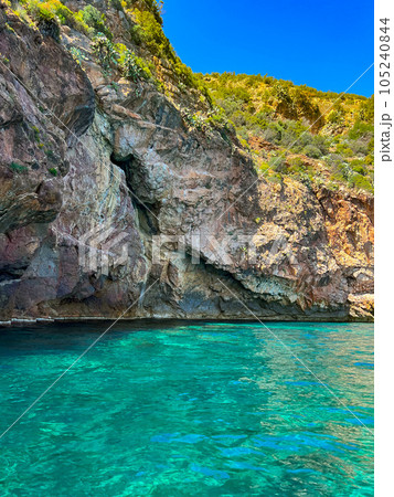 Rock from the sea in Tipaza, Algeria. High quality photo 105240844