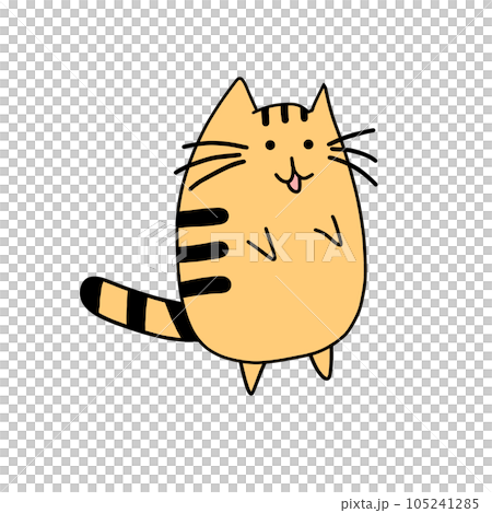 cartoon, cat, vector 105241285