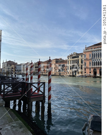 Gondola ride in Venice. Pictures from the gondola. High quality photo Gondola ride in Venice. Pictures from the gondola. High quality photo 105241361