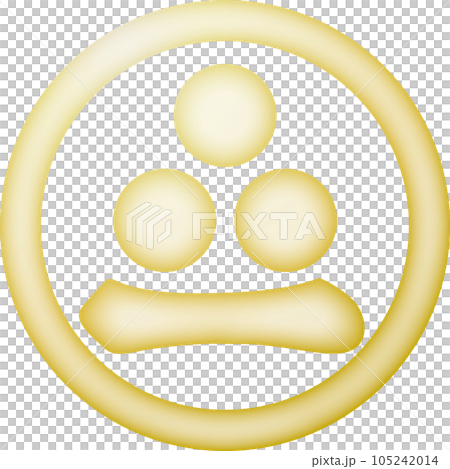 Family crest circle and Watanabe star [gold] 105242014