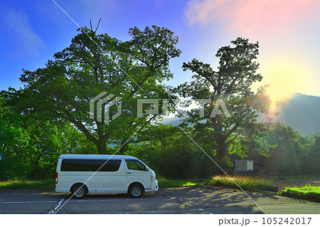 バンライフ　朝日射す 105242017