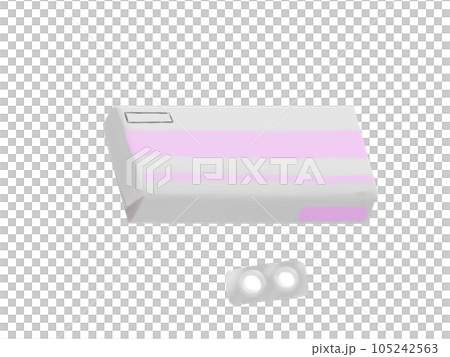 錠剤と箱② 105242563